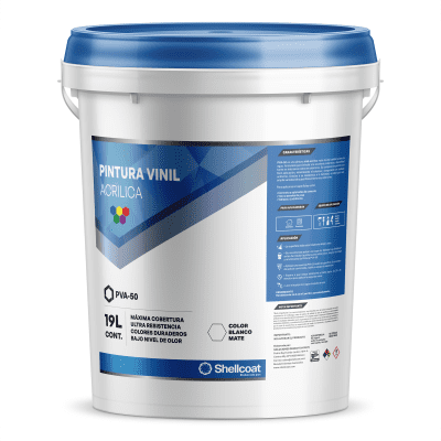 Pintura Vinil Acrílica Mate Blanca