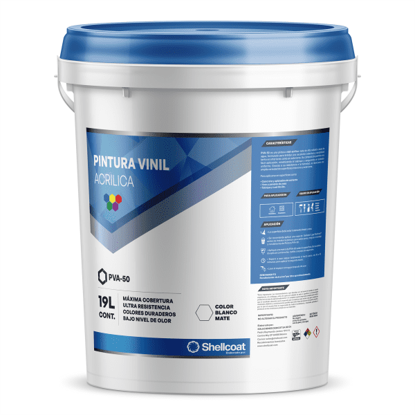 Pintura Vinil Acrílica Mate Blanca