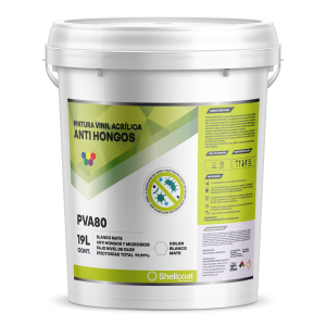 Pintura antihongos blanca mate